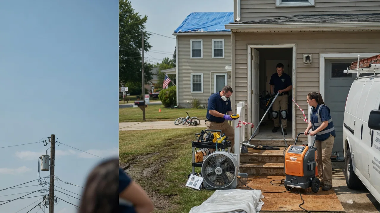 Water Damage Repair in Dow, IL near me